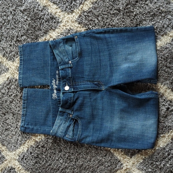 Wrangler Straight Leg Denim Jean Women's 13 x 32 - Picture 1 of 7
